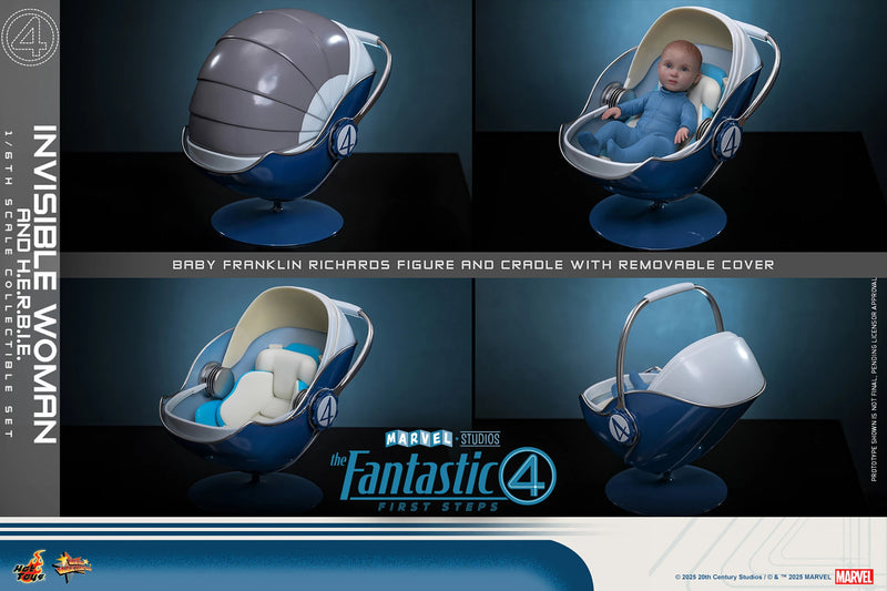 Hot Toys Movie Masterpiece Series: Marvel Los 4 Fantasticos - Mujer Invisible Deluxe Escala 1/6