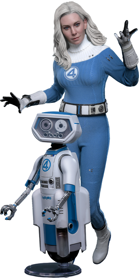 Hot Toys Movie Masterpiece Series: Marvel Los 4 Fantasticos - Mujer Invisible Deluxe Escala 1/6