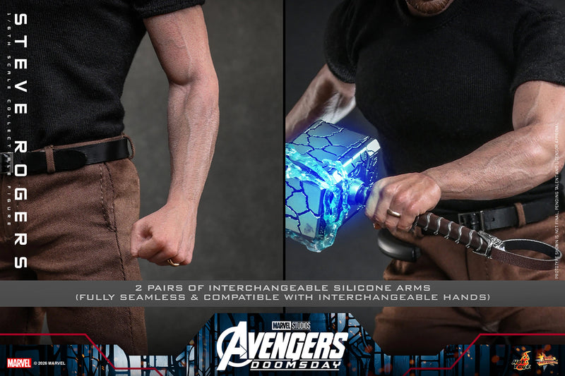 Hot Toys Movie Masterpiece Series: Avengers Doomsday - Steve Rogers Escala 1/6