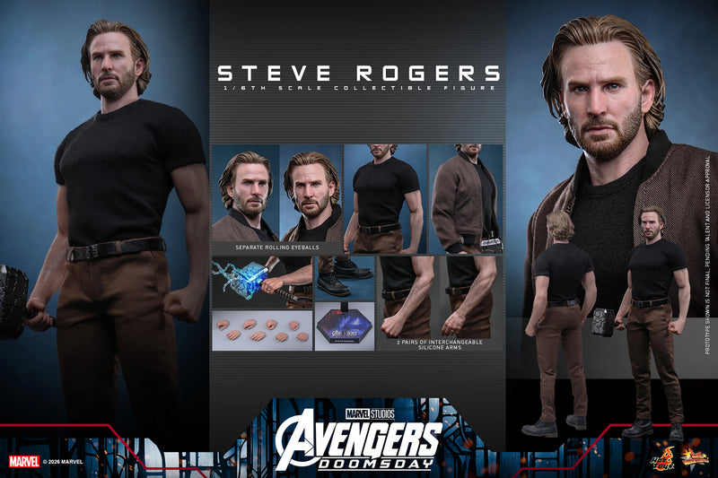 Hot Toys Movie Masterpiece Series: Avengers Doomsday - Steve Rogers Escala 1/6