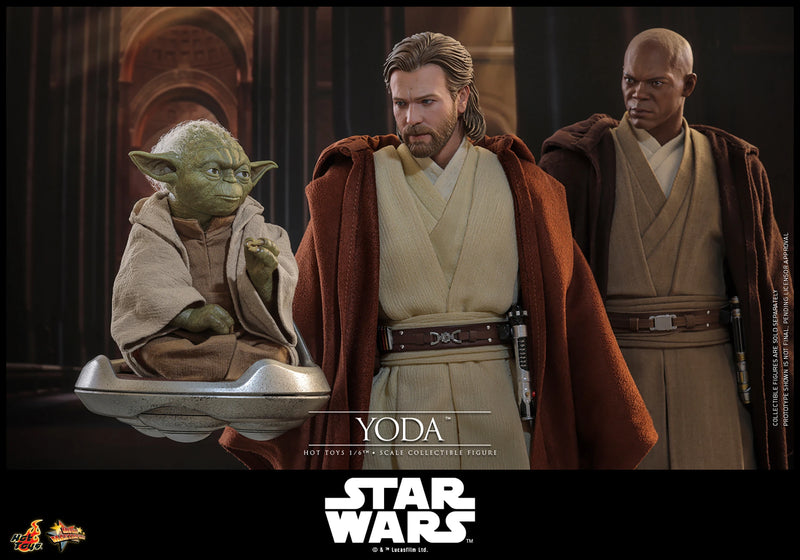 Hot Toys Movie Masterpiece Series: Star Wars Revenge Of The Sith - Yoda Escala 1/6