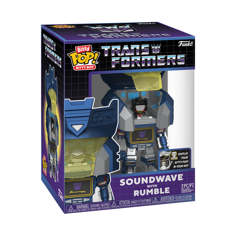 Funko Bitty Bots: Transformers  - Soundwave Con Rumble