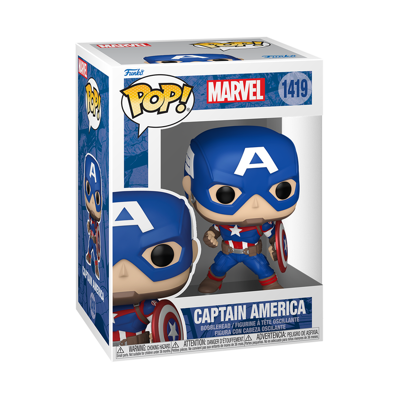 Funko Pop Marvel: Marvel New Classics - Captain America Evergreen