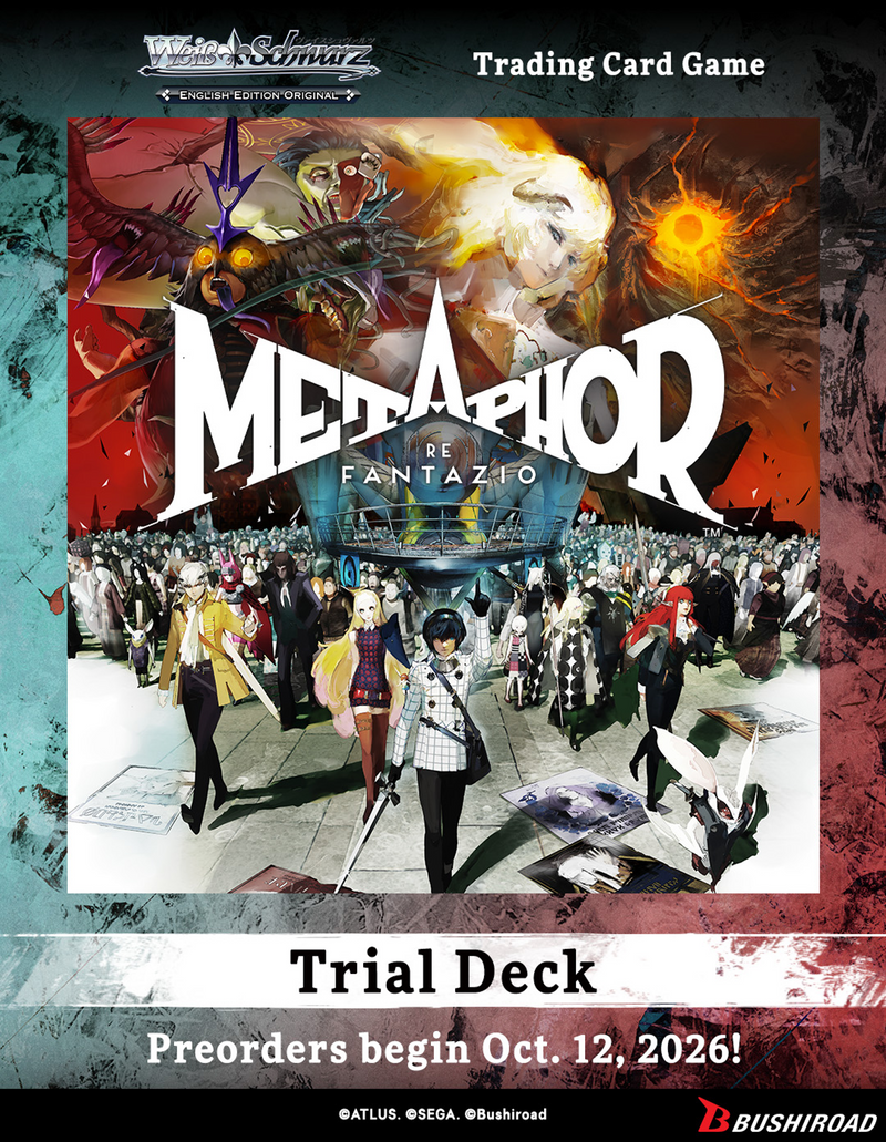 Bushiroad Weiss Schwarz: Metaphor ReFantazio - Trial Deck En Ingles