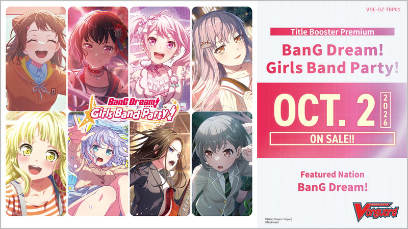 Bushiroad Cardfight Vanguard: BanG Dream! Girls Band Party - Title Booster Premium En Ingles