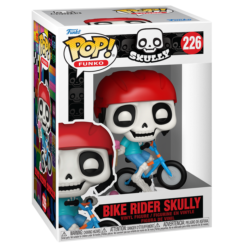 Funko Pop Icons: Skully en bicilceta