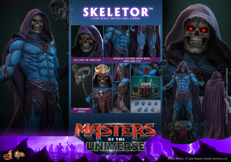 Hot toys Movie Masterpiece Series: Masters of the Universe - Skeletor Escala 1/6