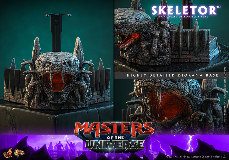 Hot toys Movie Masterpiece Series: Masters of the Universe - Skeletor Escala 1/6