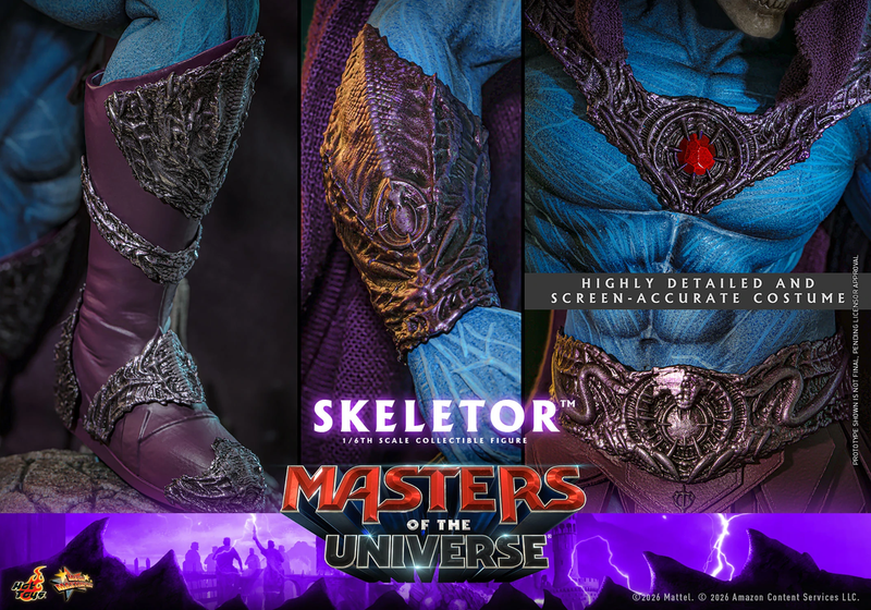 Hot toys Movie Masterpiece Series: Masters of the Universe - Skeletor Escala 1/6