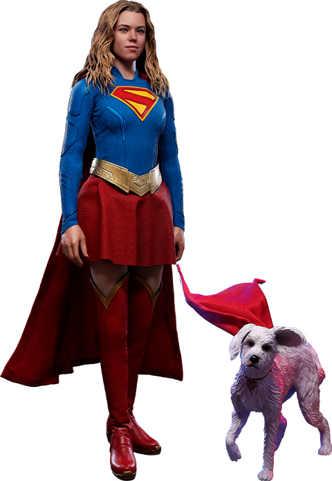 Hot Toys Movie Masterpiece Series: DC Supergirl - Supergirl  y Krypto Escala 1/6