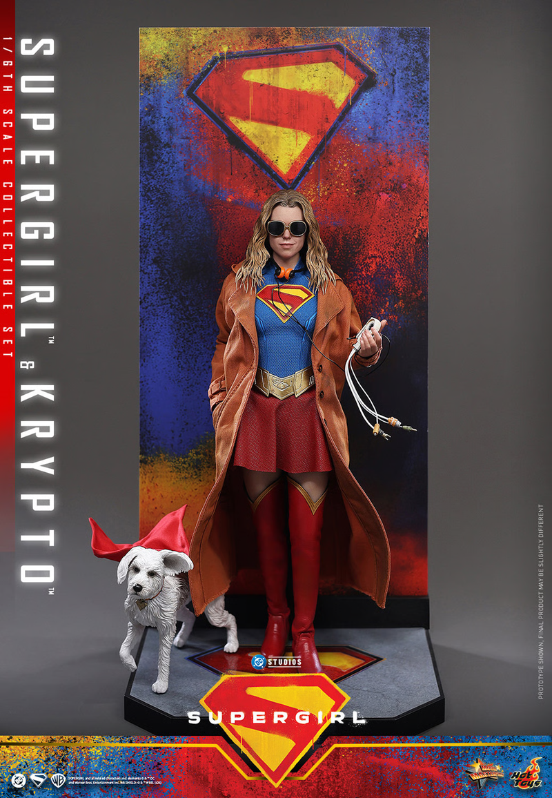 Hot Toys Movie Masterpiece Series: DC Supergirl - Supergirl  y Krypto Escala 1/6