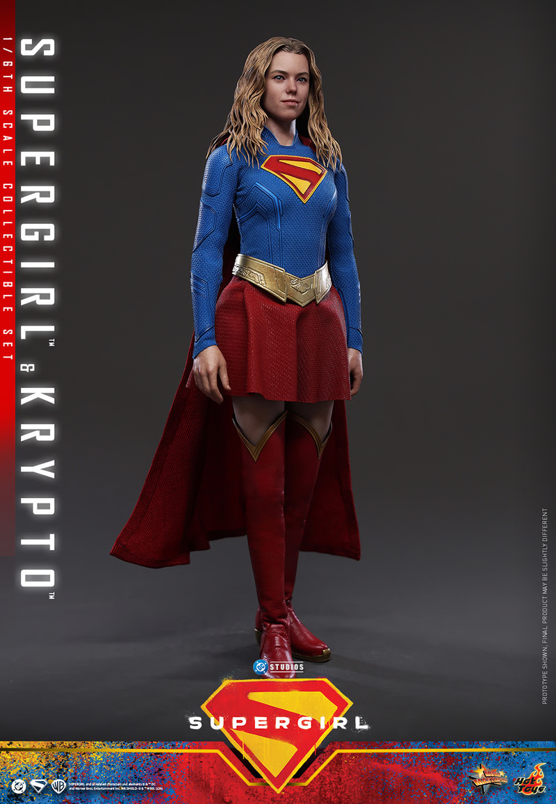 Hot Toys Movie Masterpiece Series: DC Supergirl - Supergirl  y Krypto Escala 1/6