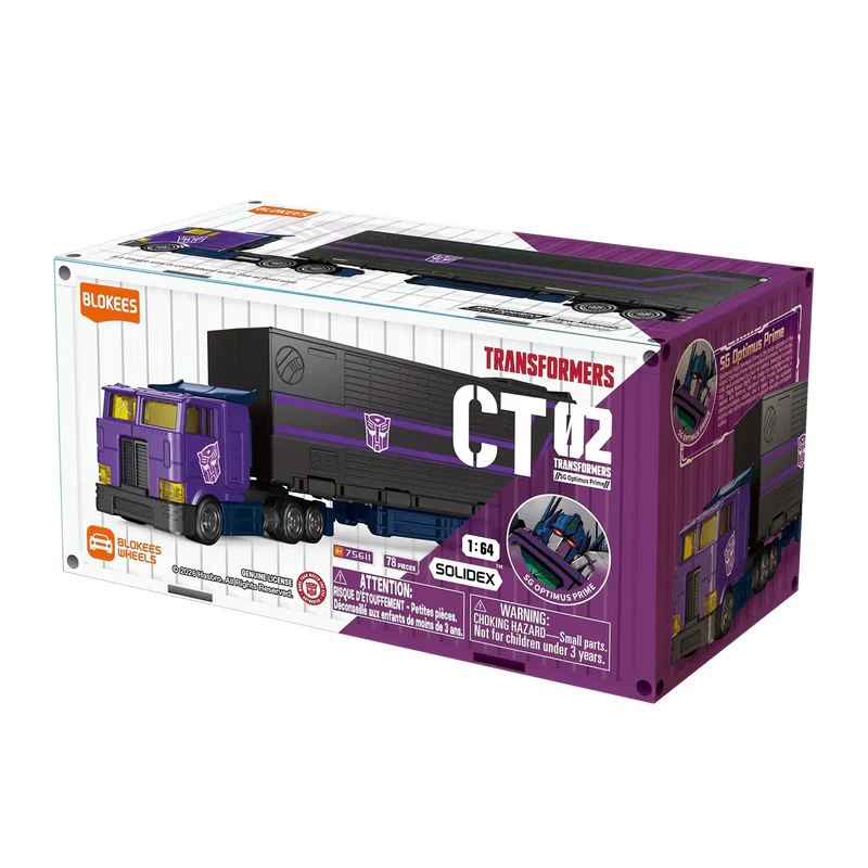 Blokees Transformers Wheels: CT02 Shattered Glass Optimus Prime Model Kit 75611