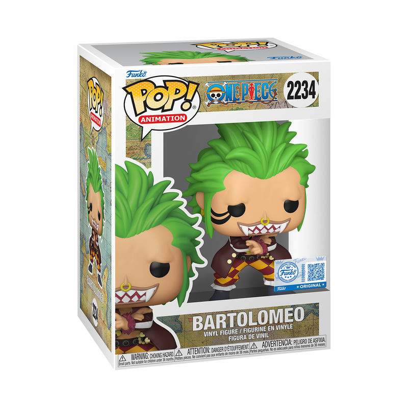 Funko Pop Animation: One Piece - Bartolomeo Exclusivo