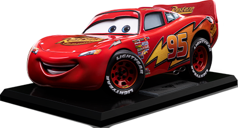 IRON Studios: Disney Cars - Rayo Mcqueen Escala de Arte 1/10