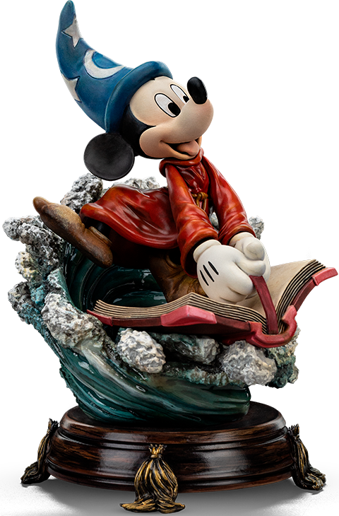 IRON Studios: Disney - Hechicero Mickey Deluxe Escala De Arte 1/10