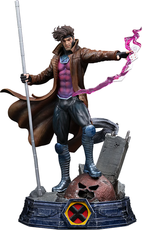 Iron Studios: X-Men - Gambito Unleashed Escala de Arte 1/10