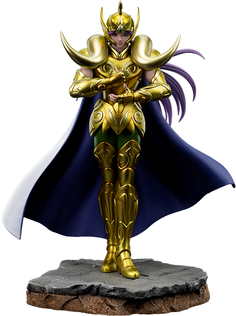 IRON Studios: Saint Seiya - Mu de Aries Deluxe Escala De Arte 1/10