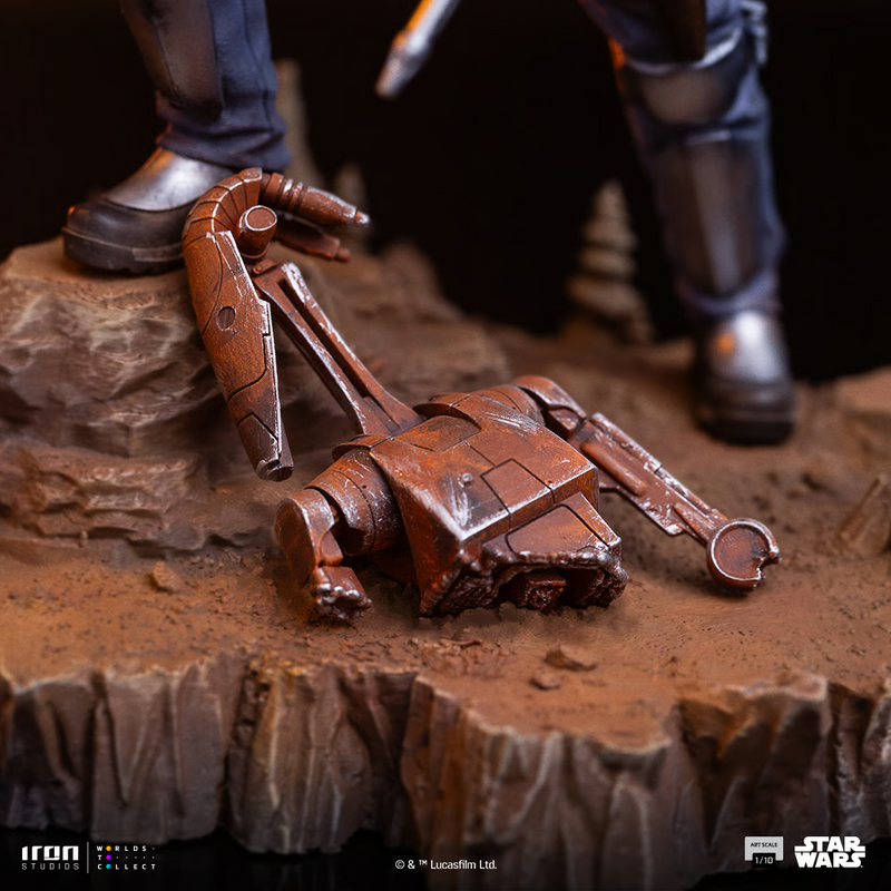 Iron Studios: Star Wars - Jango Fett Escala de Arte 1/10