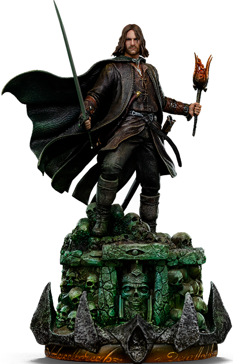 IRON Studios: The Lord Of The Rings - Argorn Unleashed Escala de Arte 1/10