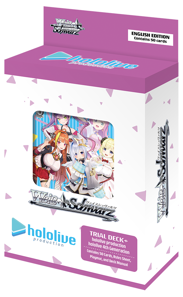 Bushiroad Weiss Schwarz: Hololive production: 4th Generation - Trial Deck+ En Ingles