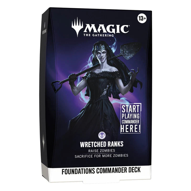 Magic The Gathering: Foundations Commander Deck Unitario Aleatorio