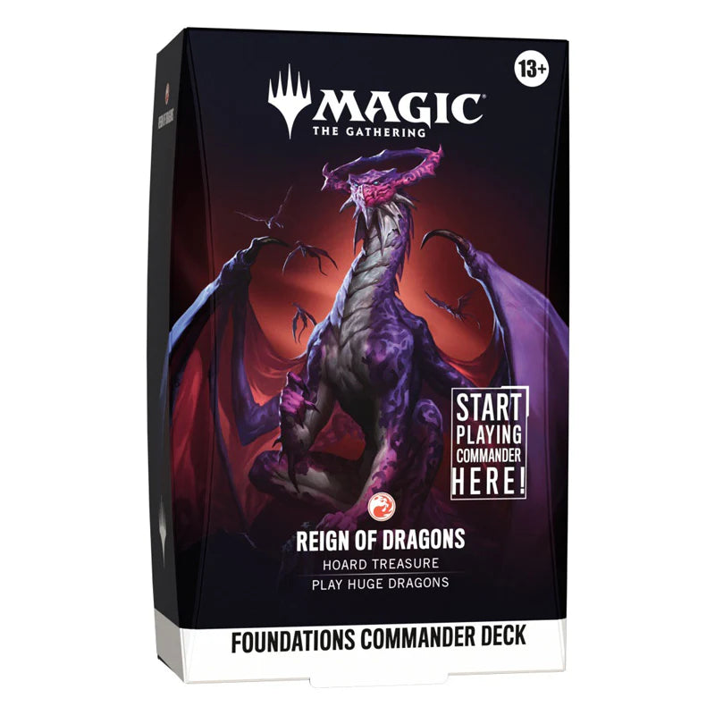 Magic The Gathering: Foundations Commander Deck Unitario Aleatorio