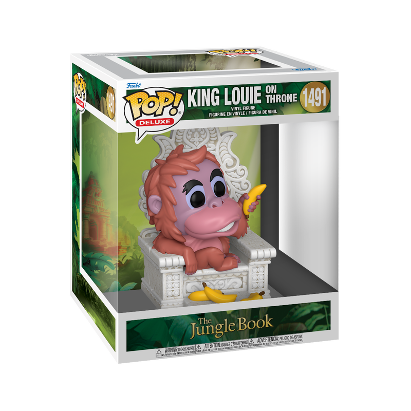 Funko Pop Deluxe: El Libro De La Selva - Rey Louie En Trono