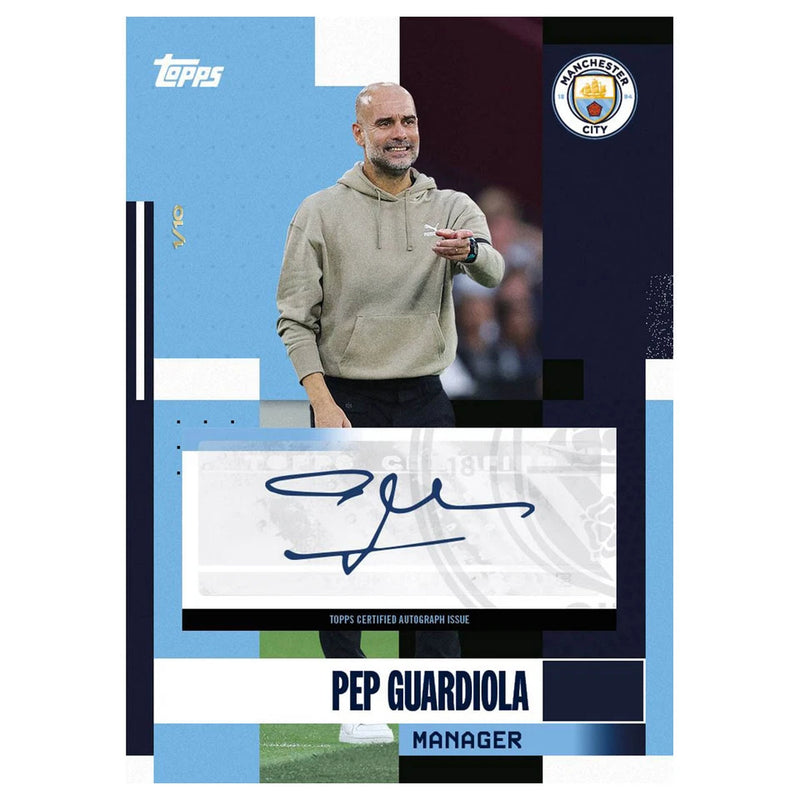 Topps Soccer Clubs Sets: Team Set Manchester City 2024/25 - Deck Box