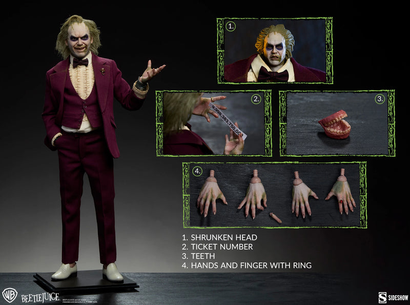 Sideshow Collectibles: Beettlejuice - Bettlejuice Version boda Escala 1/6