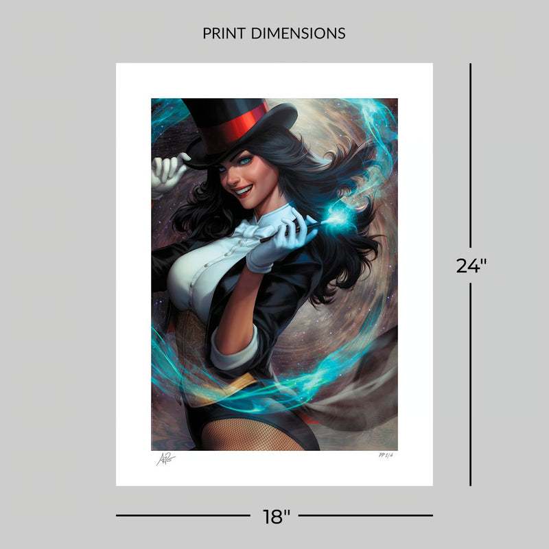 Sideshow Art Print: Zatanna Bring Down The House - Zatanna Litografia