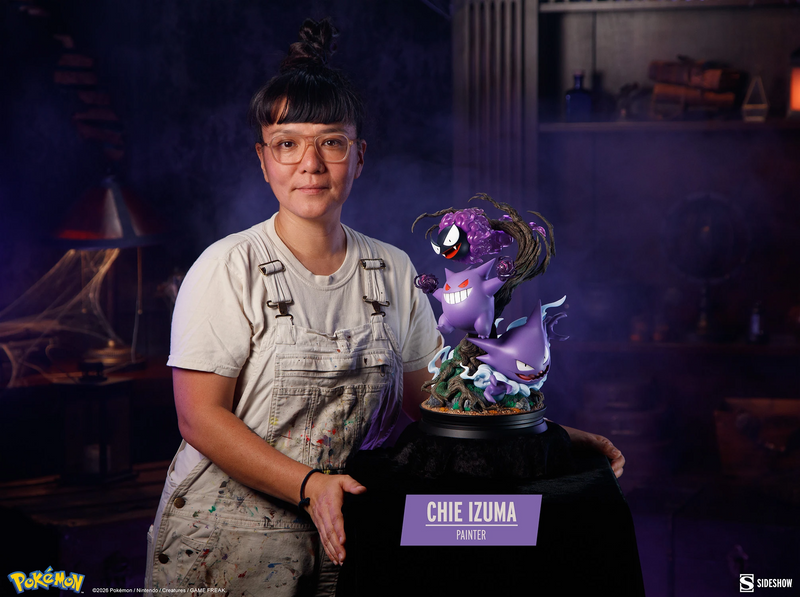 Sideshow Collectibles: Pokemon - Gengar Diorama 14 Pulgadas