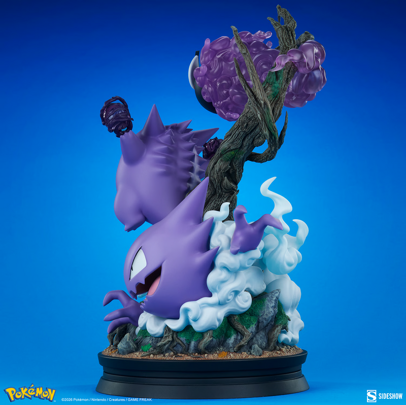 Sideshow Collectibles: Pokemon - Gengar Diorama 14 Pulgadas