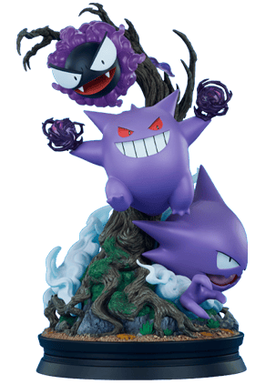 Sideshow Collectibles: Pokemon - Gengar Diorama 14 Pulgadas