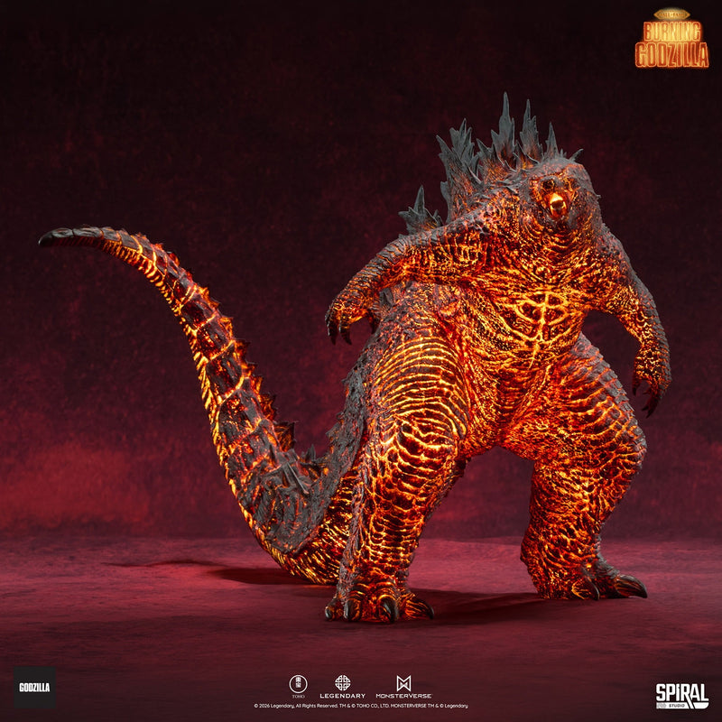 Spiral Studio: Godzilla 2019 - Godzilla Burning Hall of Fame 15 Pulgadas