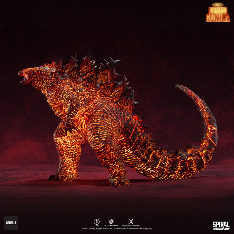Spiral Studio: Godzilla 2019 - Godzilla Burning Hall of Fame 15 Pulgadas