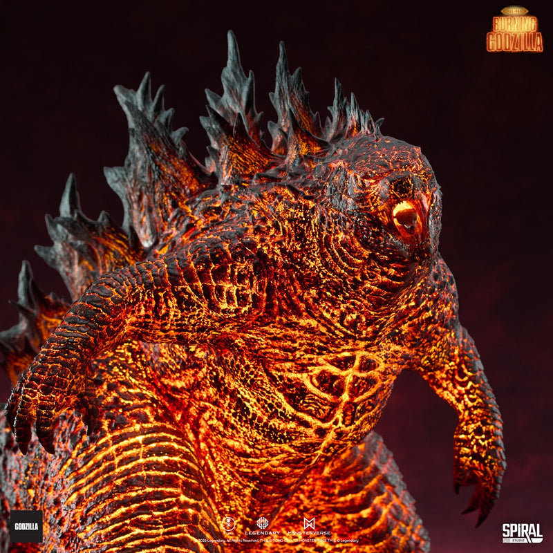Spiral Studio: Godzilla 2019 - Godzilla Burning Hall of Fame 15 Pulgadas