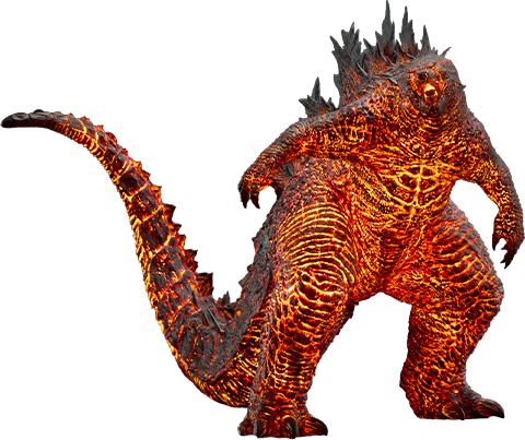 Spiral Studio: Godzilla 2019 - Godzilla Burning Hall of Fame 15 Pulgadas
