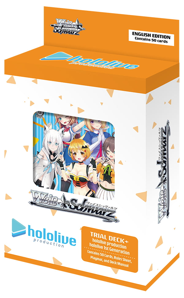 Bushiroad Weiss Schwarz: Hololive production: 1st Generation - Trial Deck+ En Ingles