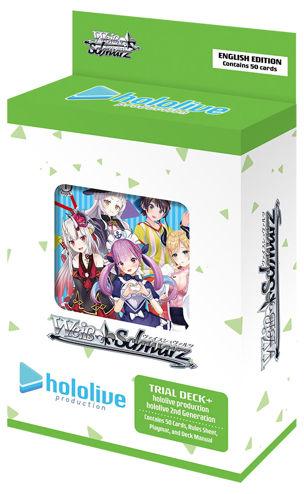 Bushiroad Weiss Schwarz: Hololive production: 2nd Generation - Trial Deck+ En Ingles