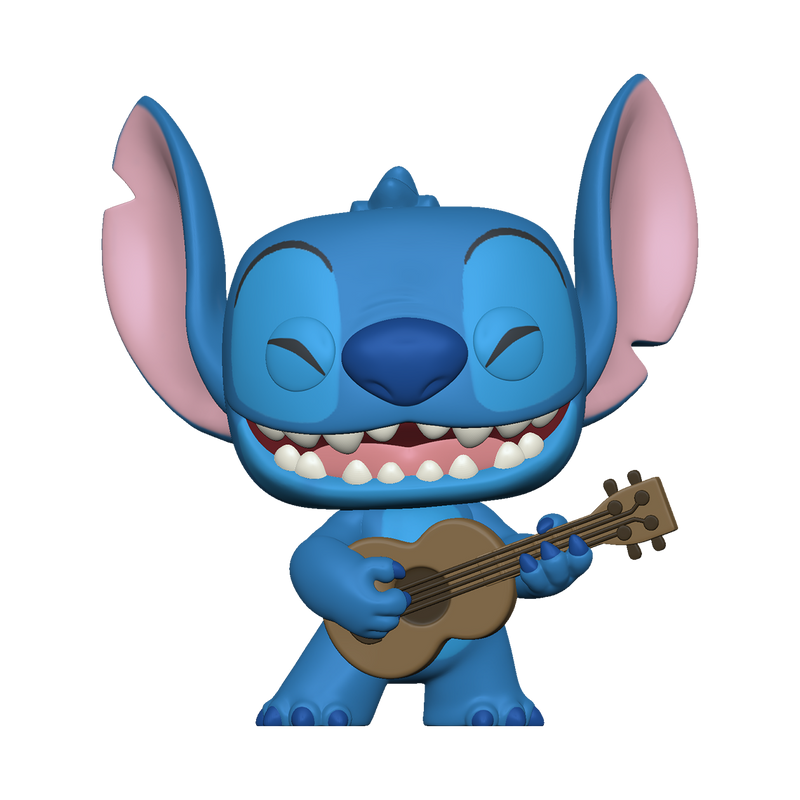 Funko Pop Disney: Lilo y Stitch - Stitch con Ukelele Evergreen
